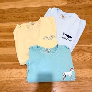 Men’s T-Shirt Bundle—Comfort Colors Men's Shirts - Yellow, Light Blue, Aqua